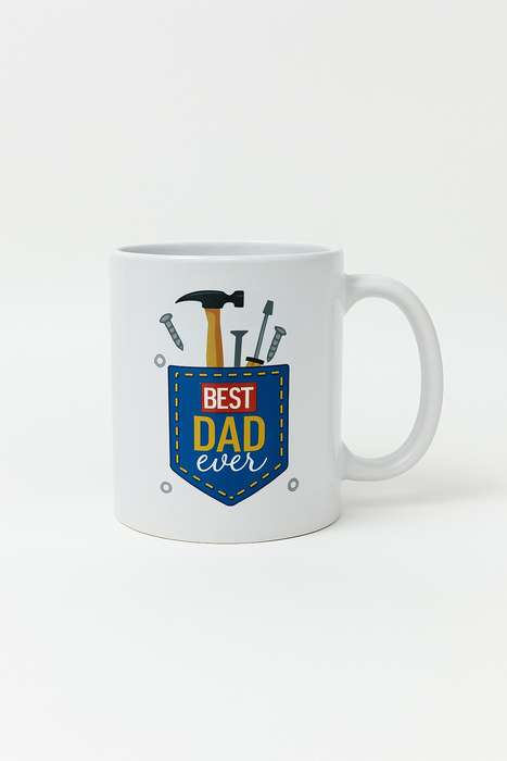 Happy Fathers Day Printed Mug &amp; Novelty Socks Gift Set