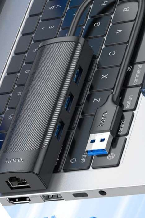 Hoco HB42 USB Hub 3×USB-A3.0 USB Ports
