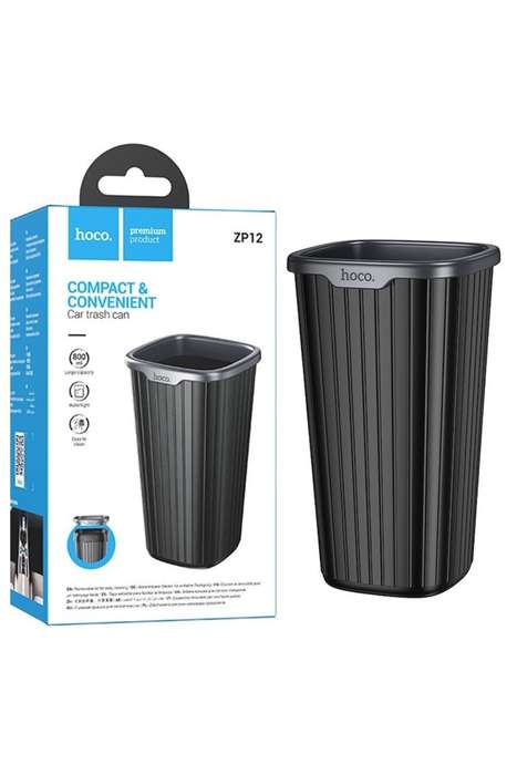 Hoco ZP12 Mini Car Trash Waste Bin 800ml