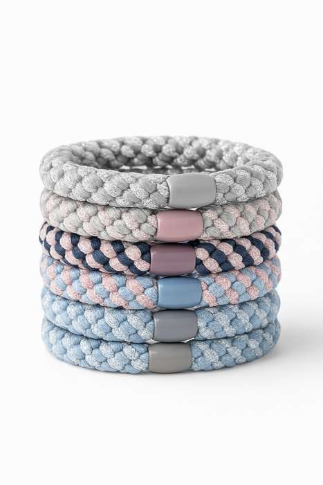 Senza® Ruche Stretch Hairbands 8 Pack