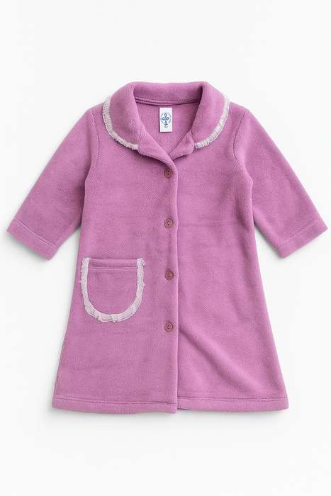 Baby Girls Winter Stretch Fleece Sleeping Gown 6 to 24 Months