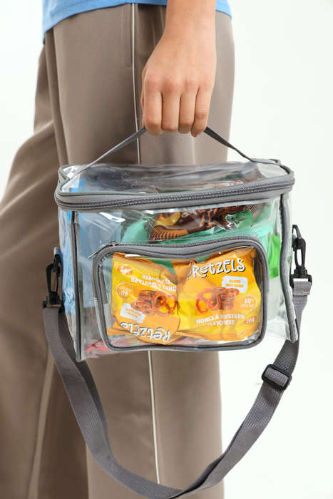 Senza® Multi-Purpose Transparent Clear Lunch Bag - Stadium Approved
