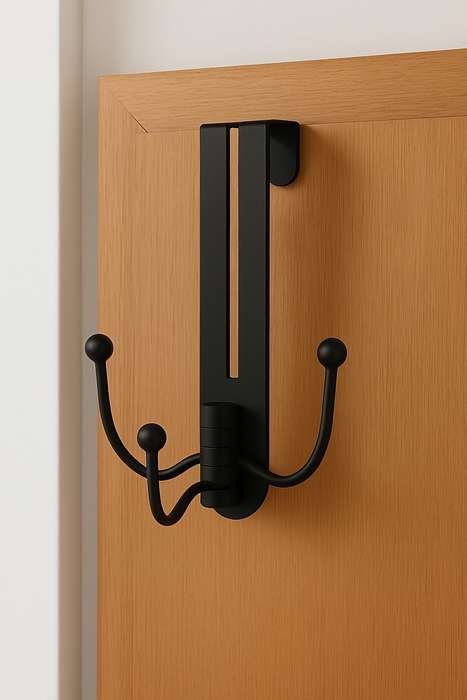 Senza® Over Door Hook 3 Knob Swivel