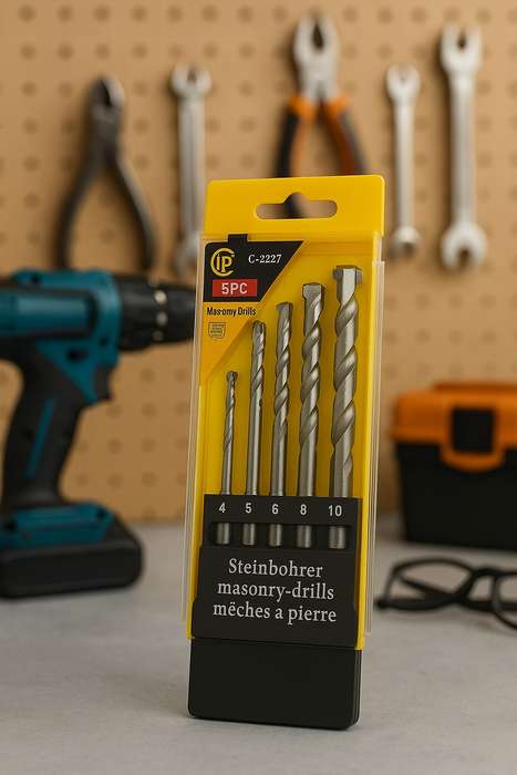 Steinbohrer 5 Piece Masonary Drill Bit Set