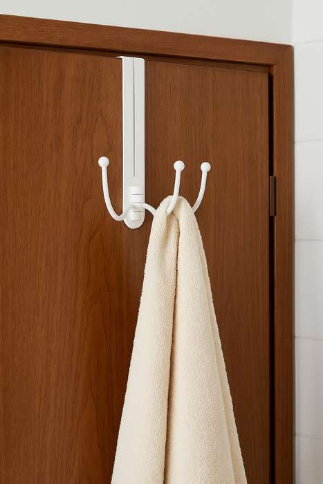 Senza® Over Door Hook 3 Knob Swivel