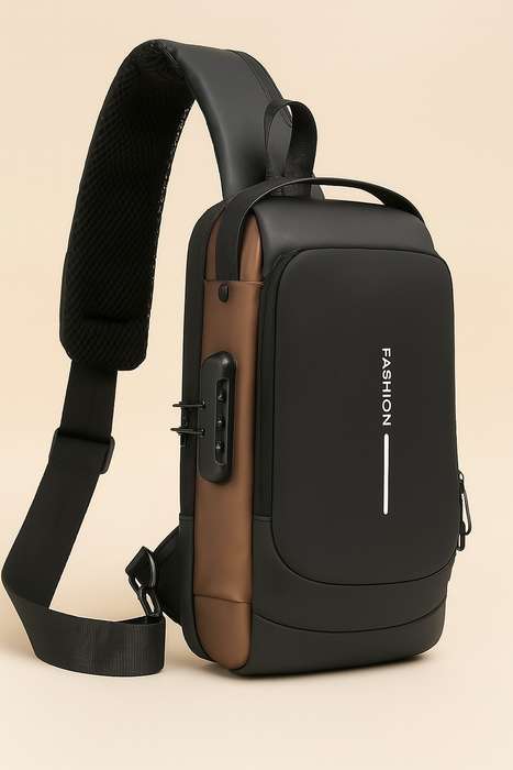 Senza® Anti Theft Shoulder Crossbody Travel Chest Bag With Adjustable Strap