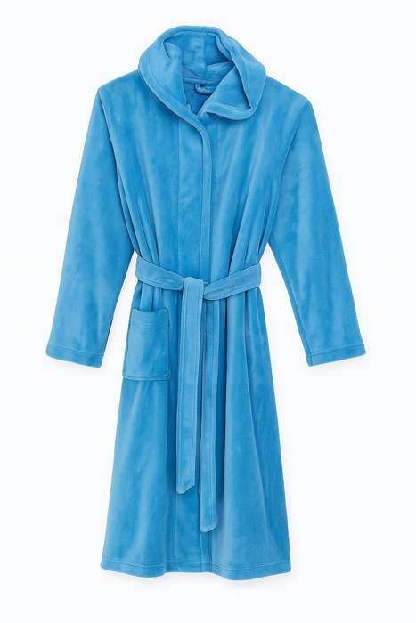 Unisex Coral Fleece Hooded Winter Gown