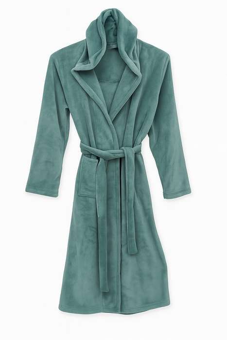 Unisex Coral Fleece Hooded Winter Gown