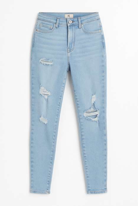 Girls Denim Stretch Skinny Jeans 10 to 12 Years