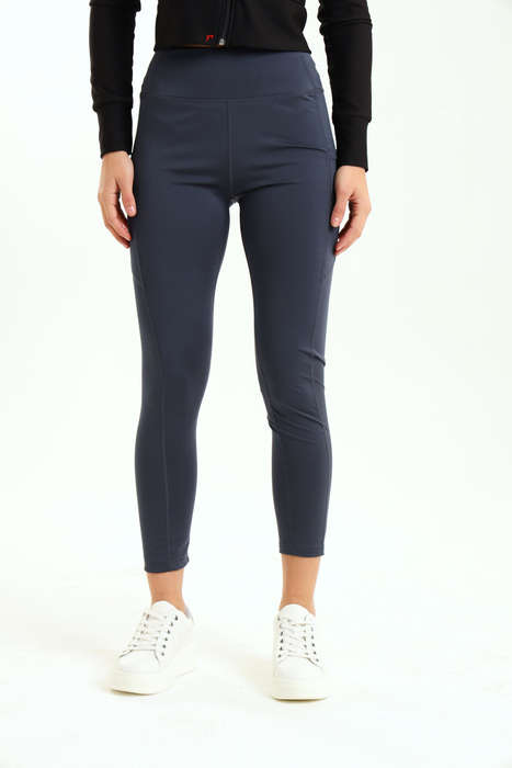 Ladies High Waisted Performance Padel Fitness Leggings With Pockets