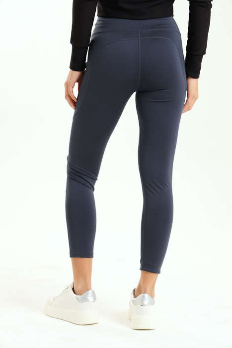 Ladies High Waisted Performance Padel Fitness Leggings With Pockets