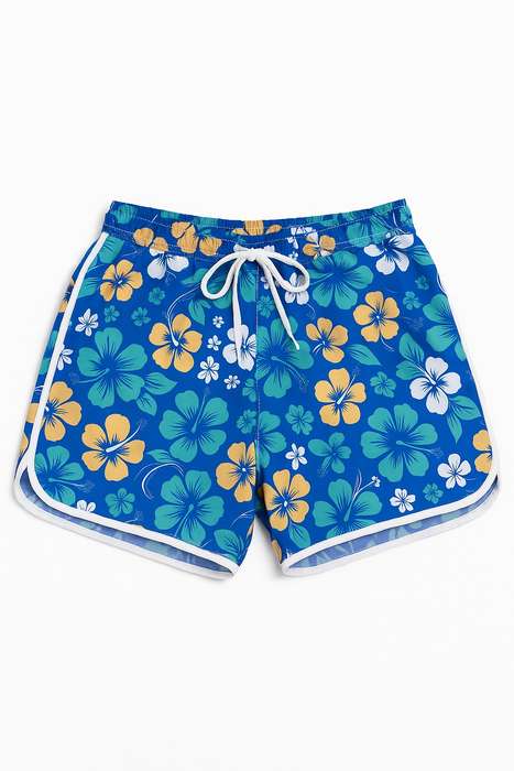 Senza® Ladies Printed Quick Drying Swimming Shorts