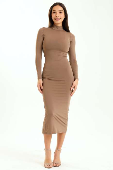 Lucy Skin Tight Long Sleeve Bodycon Dress