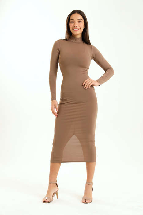 Lucy Skin Tight Long Sleeve Bodycon Dress