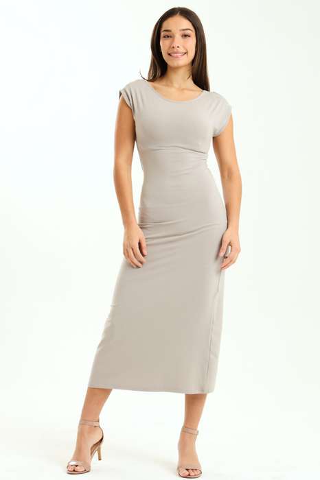 Melody Asymmetric Skin Tight Open Back Bodycon Dress