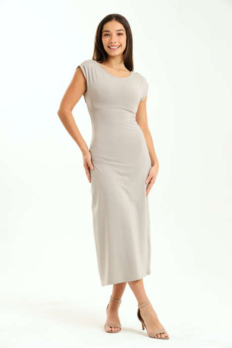 Melody Asymmetric Skin Tight Open Back Bodycon Dress