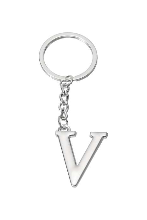 Senza® Metal Alphabetical Keychain 90mm P to Z