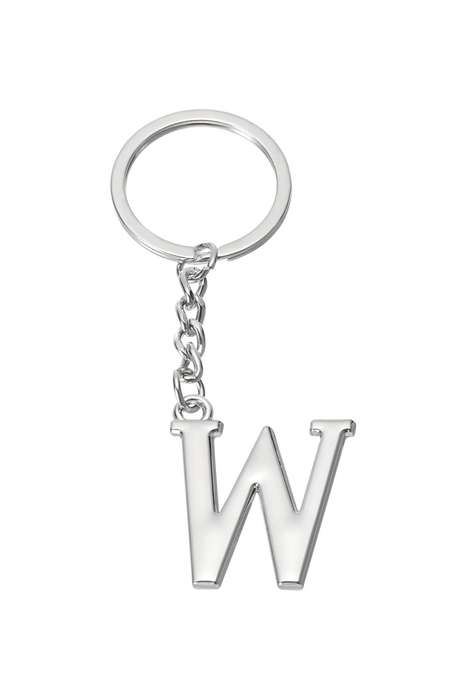 Senza® Metal Alphabetical Keychain 90mm P to Z