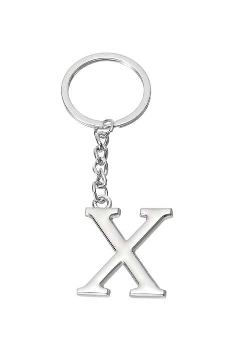 Senza® Metal Alphabetical Keychain 90mm P to Z