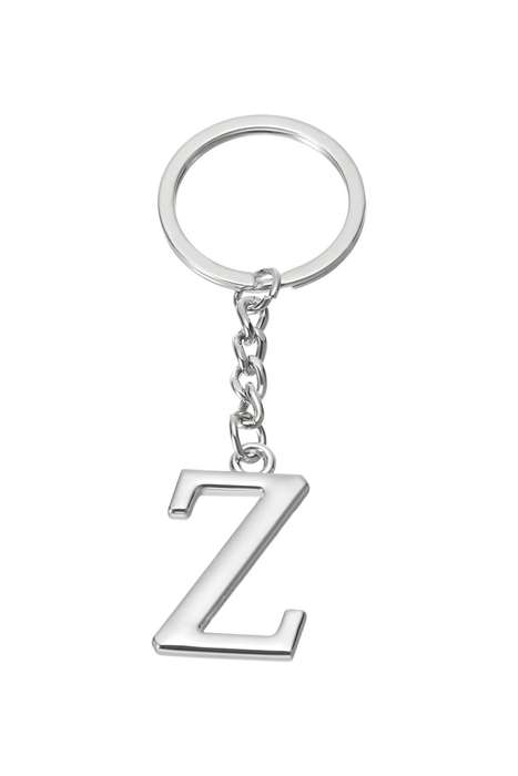 Senza® Metal Alphabetical Keychain 90mm P to Z