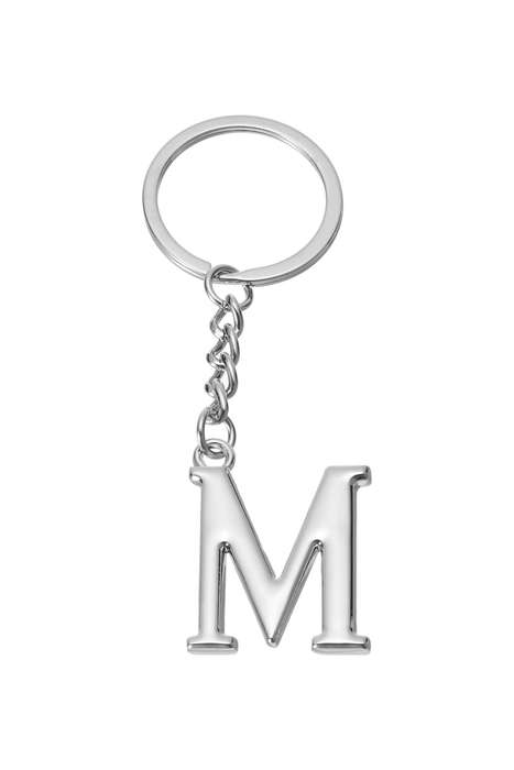 Senza® Metal Alphabetical Keychain 90mm A to O