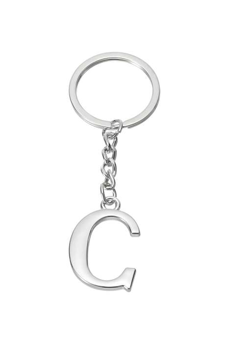 Senza® Metal Alphabetical Keychain 90mm A to O