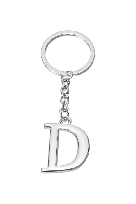 Senza® Metal Alphabetical Keychain 90mm A to O