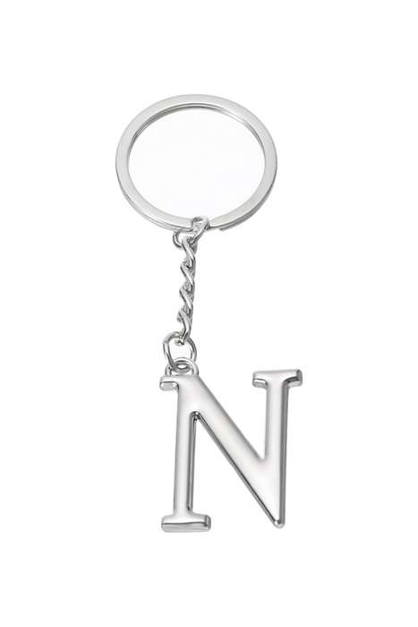 Senza® Metal Alphabetical Keychain 90mm A to O