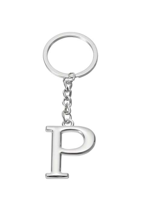 Senza® Metal Alphabetical Keychain 90mm P to Z