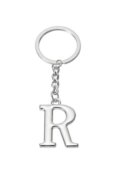 Senza® Metal Alphabetical Keychain 90mm P to Z