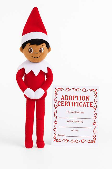 The Elf on the Shelf Plushee Snuggler Christmas Toy With Adoption Certificate 30cm