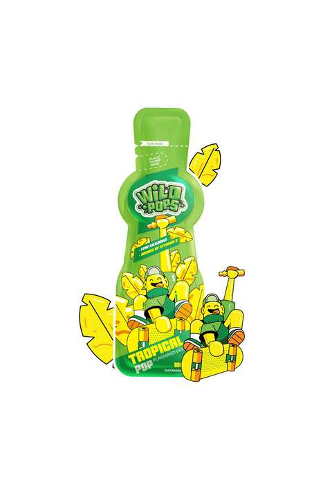 Wild Pops Flavour Kids Drink 12 x 100ml Freezable