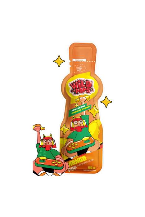 Wild Pops Flavour Kids Drink 12 x 100ml Freezable