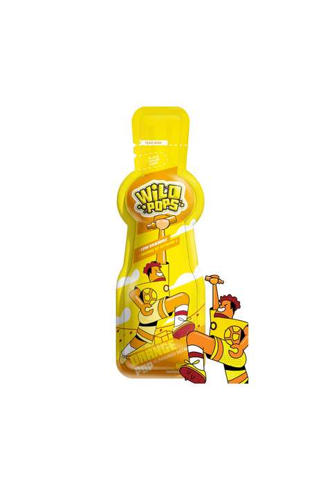 Wild Pops Flavour Kids Drink 12 x 100ml Freezable