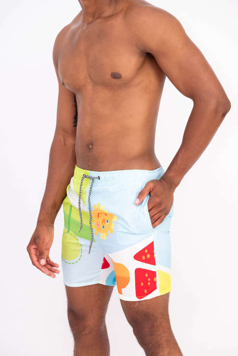 Branded Mens Quick Drying Swimming Shorts