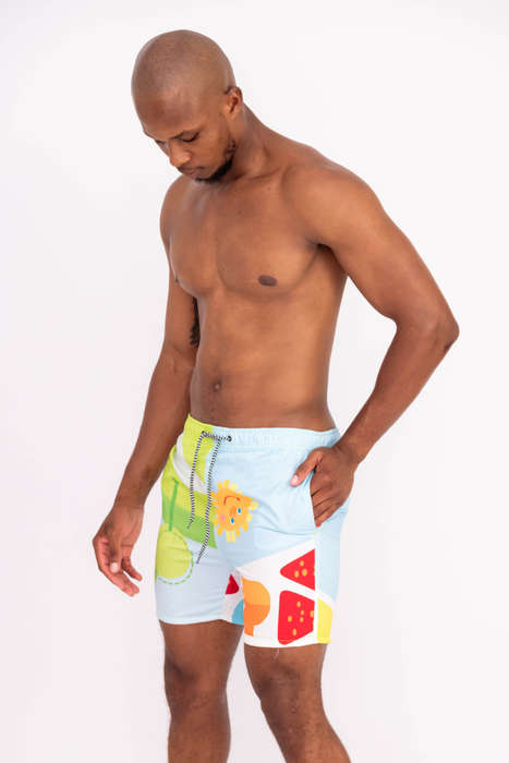 Branded Mens Quick Drying Swimming Shorts