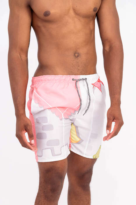 Branded Mens Quick Drying Swimming Shorts