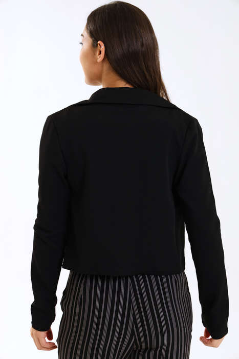 Ladies Premium Button Down Cropped Jacket