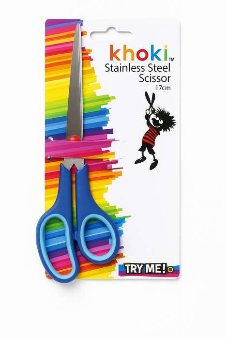 Khoki Stainless Steel PL School Scissors 17cm