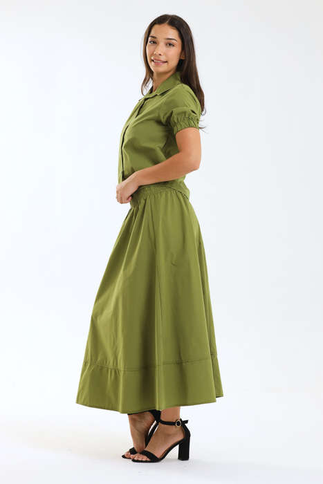 Ladies Celine Maxi Skirt & Top 2 Piece Set
