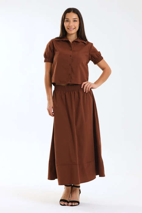 Ladies Celine Maxi Skirt & Top 2 Piece Set