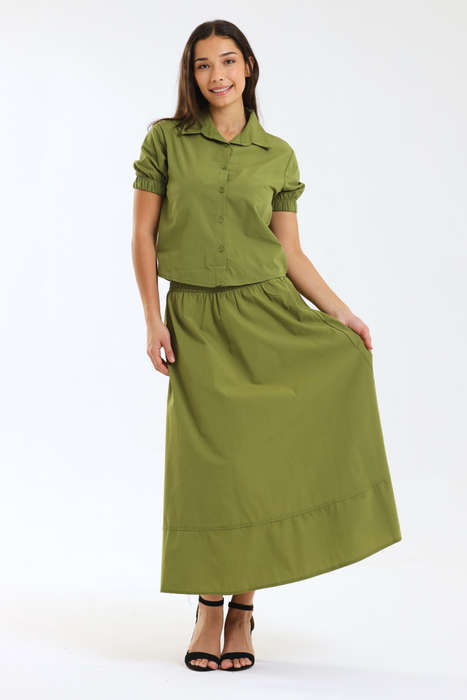 Ladies Celine Maxi Skirt & Top 2 Piece Set