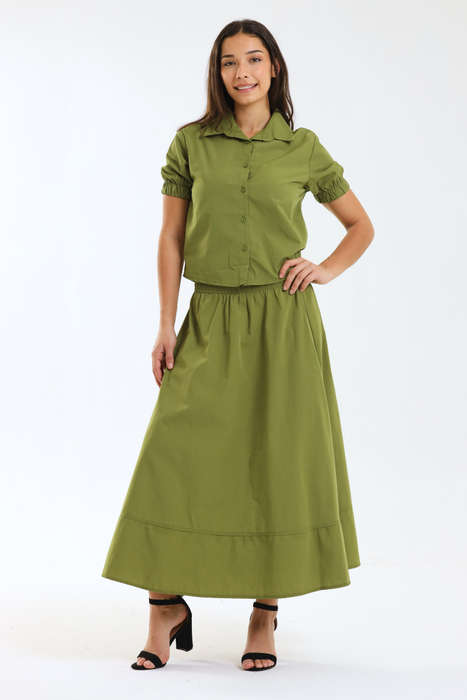 Ladies Celine Maxi Skirt & Top 2 Piece Set