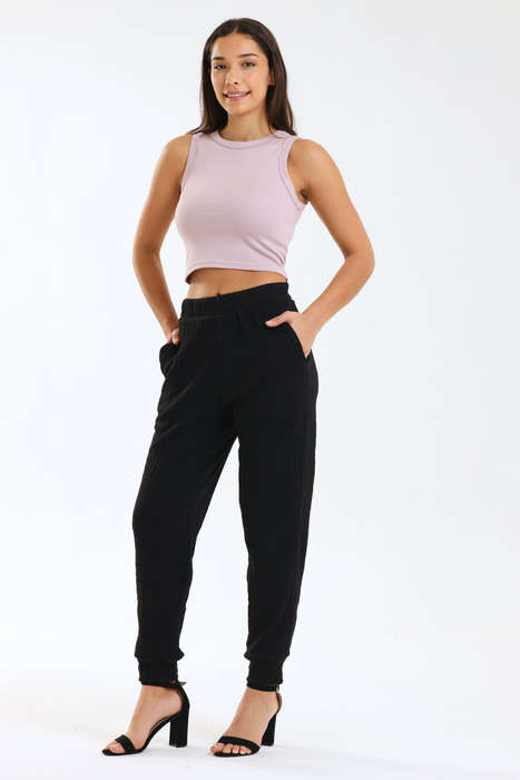 Ladies Hotshell Ribbed Tracksuit Pants
