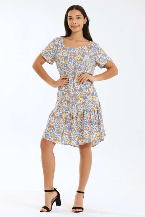 Ladies Short Sleeve Summer Dress