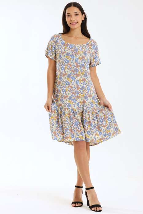 Ladies Short Sleeve Summer Dress
