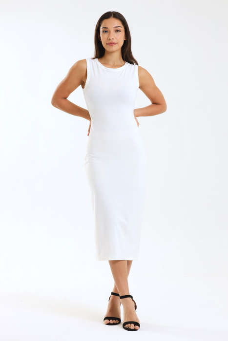 Ladies Sleeveless Bodycon Midaxi Dress