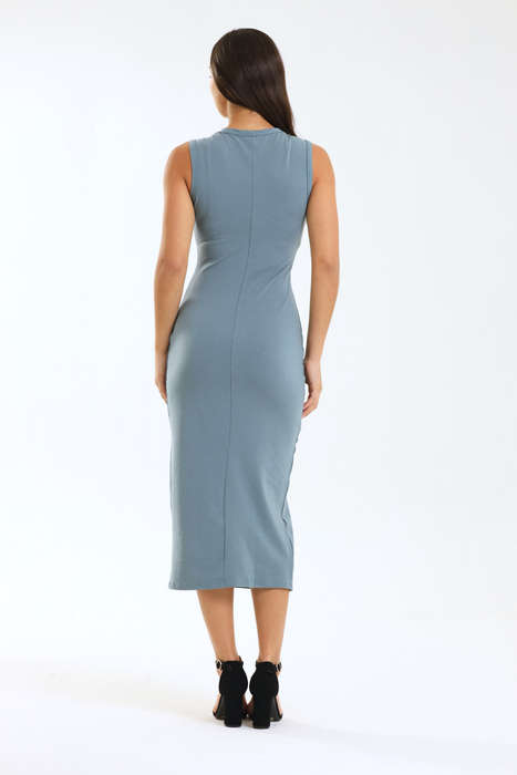 Ladies Sleeveless Bodycon Midaxi Dress