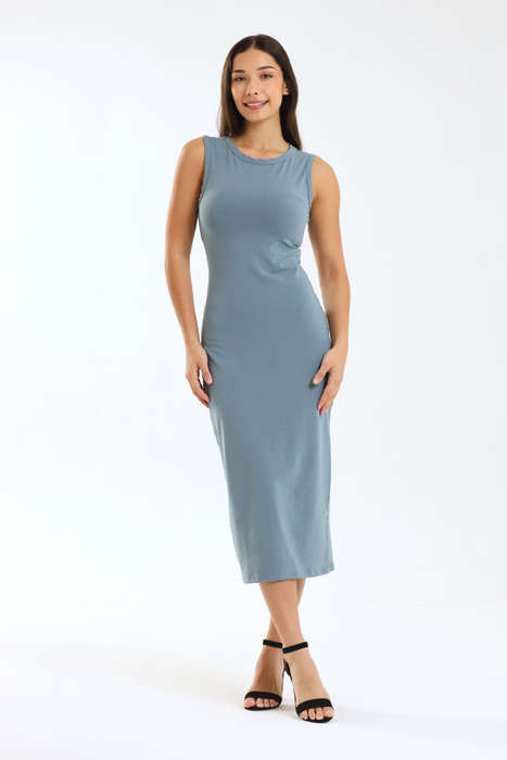 Ladies Sleeveless Bodycon Midaxi Dress