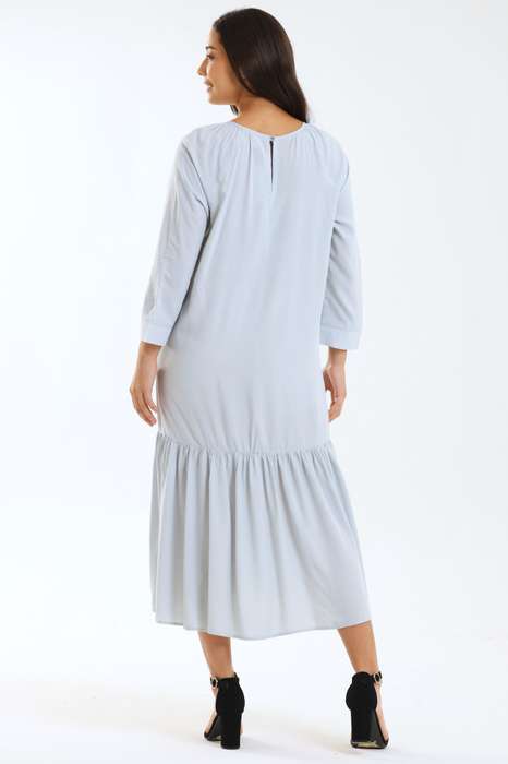 Ladies Tessa Long Sleeve Tiered Midaxi Summer Dress